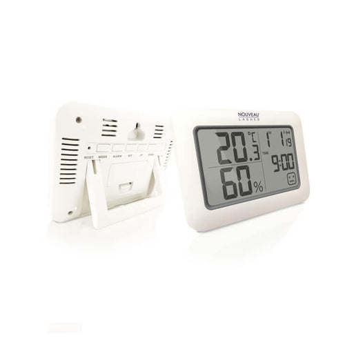 Nouveau Lashes Thermo Hygrometer with Timer